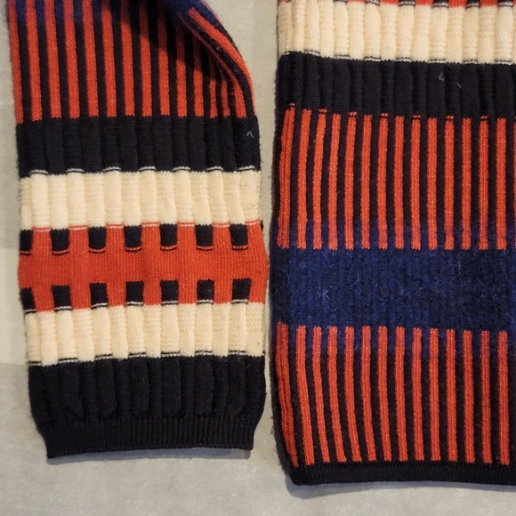 Tory Burch Striped Scoop Neck Wool Sweater Women's Small - Picture 10 of 13